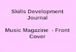Skills Development Journal - Front Cover