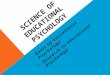 Science of educational psychology