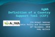 AgWA Definition of a Country Support Tool (CST) - Andy Bullock