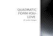 Quadratic form you-love