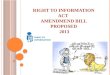 Rti amendment proposed 2013