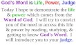 Gods Word is Life, Power, & Judge