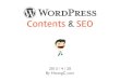 WordPress Content & SEO - Wordcamp 2013