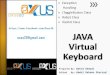 Java Virtual Keyboard Using Robot, Toolkit and JToggleButton Classes