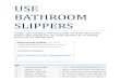 How to Make TechShuians Use Bathroom Slippers? by Rajesh Rana