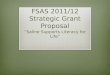 Literacy strategic grant detailed cost presentation (Version2)