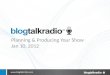BlogTalkRadio Planning Committee Show Jan 10, 2012