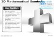 3d mathematical symbols powerpoint ppt slides