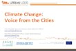 Climate Change: Voices from The Cities