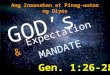 God's Expectation and Mandate to Us by leck egar
