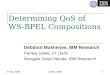 Determining QoS of WS-BPEL Compositions