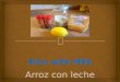 Spanish Session Arroz con leche 07/04/14