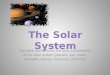 Solar System Lesson