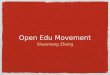 Open Education Movement