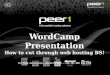 Presentation to WordCamp UK