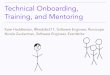 Technical onboarding, training, and mentoring - GoGaRuCo