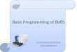 Basic programming of 8085