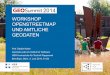 OpenStreetMap und amtliche Geodaten (Workshop-Präsentation)