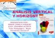 Analisis vertical y horizontal