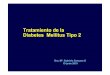 TRATAMIENTO DIABETES MELLITUS TIPO 2