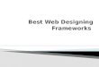 Best Web Designing Frameworks