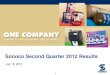 Sonoco 2Q 2012 Results Presentation