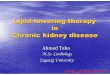 Lipid lowering therapy in CKD