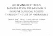 Achieving Dexterous Manipulation for Minimally Invasive Surgical Robots Through the use of Hydraulics