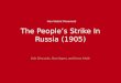 Civil disobedience   Russian Strike 1905