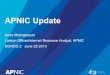 SGNOG2 - APNIC Updates