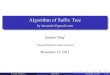 Ukk's Algorithm of Suffix Tree