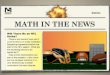 Math in the News: 6/20/11