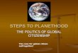 Steps to Planethood