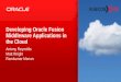 Developing Oracle Fusion Middleware Applications in the Cloud