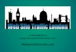 Website Traffic London Marketing Budget PowerPoint