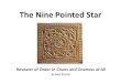 The nine pointed star - revealer of order in chaos and oneness of all