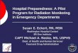 Hospital Preparedness: A Pilot Program for Radiation 