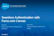Seamless Authentication with Force.com Canvas