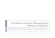 Art history and the woman artist