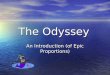 Odyssey introduction powerpoint short