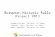 European Historic Rally Project 2013