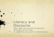 289   literacy and discourse review