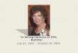 In Loving Memory Of Zita Alice Butcher