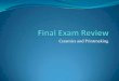 Final exam review   techs