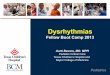 2013 Pediatric Subspecialty Boot Camp_Dysrhythmias