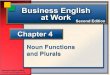 Functions Of Nouns
