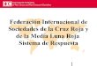 Cooperación internacional en situaciones de desastres la Federacion internacional de la cruz roja