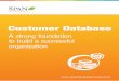 Customer Database - A strong foundation to build a successful organization