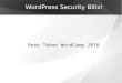 WordPress Security Blitz