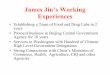 Experiences Of James Jin